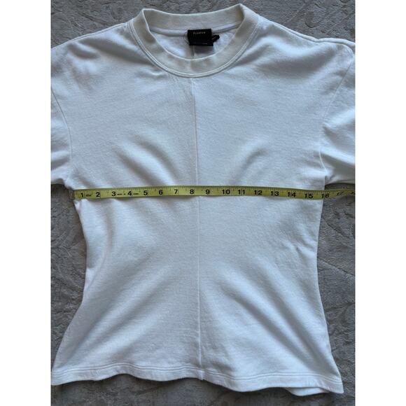 Proenza Schouler White Thick Cotton T-Shirt Women’s Small - Picture 6 of 8